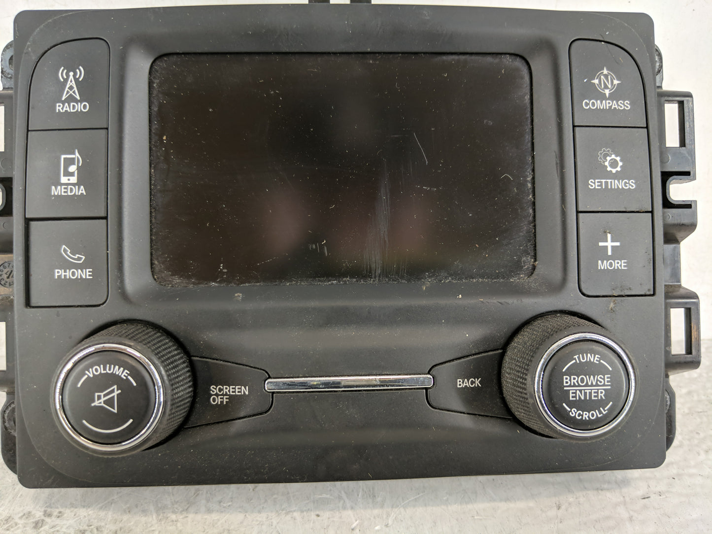 2017 Dodge Ram 1500 Radio AM FM Cd Player Receiver Replacement P/N:P68271367AC Fits OEM Used Auto Parts - Oemusedautoparts1.