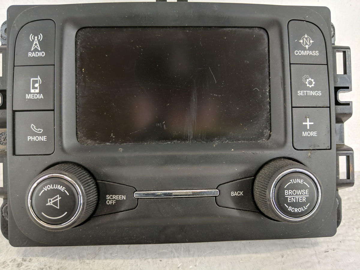 2017 Dodge Ram 1500 Radio AM FM Cd Player Receiver Replacement P/N:P68271367AC OEM Used Auto Parts - Oemusedautoparts1.com