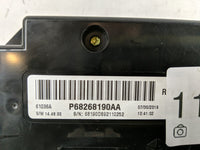 2017 Dodge Ram 1500 Climate Control Module Temperature AC/Heater Replacement P/N:P68268191AA Fits OEM Used Auto Parts - Oemu