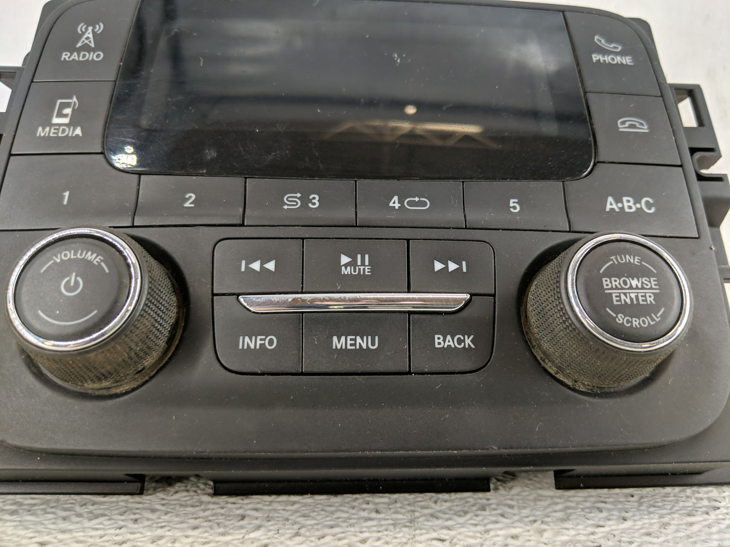 2017 Dodge Ram 1500 Radio AM FM Cd Player Receiver Replacement P/N:68271361AC Fits Fits 2014 2015 2016 2018 OEM Used Auto Pa