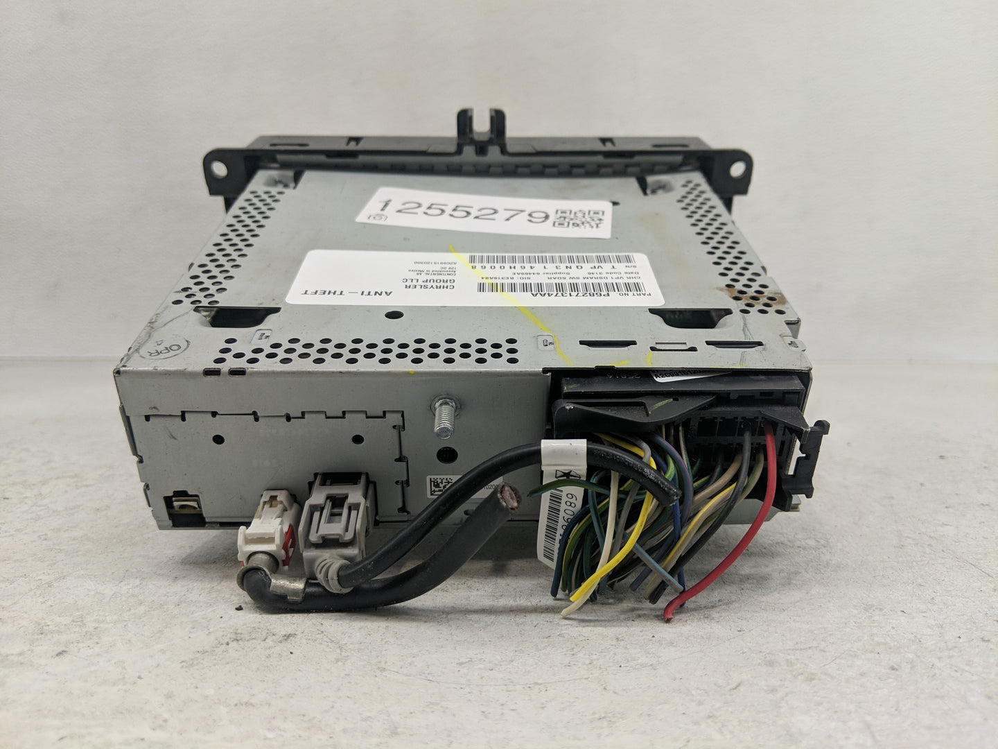 2017 Dodge Ram 1500 Radio AM FM Cd Player Receiver Replacement P/N:P68271374AA Fits OEM Used Auto Parts - Oemusedautoparts1.