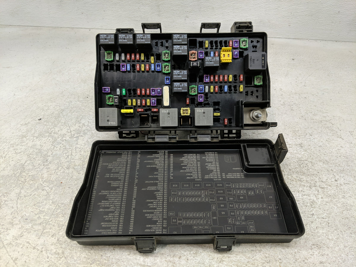 2017 Dodge Ram 1500 Fusebox Fuse Box Panel Relay Module P/N:P68322371AA Fits OEM Used Auto Parts - Oemusedautoparts1.com