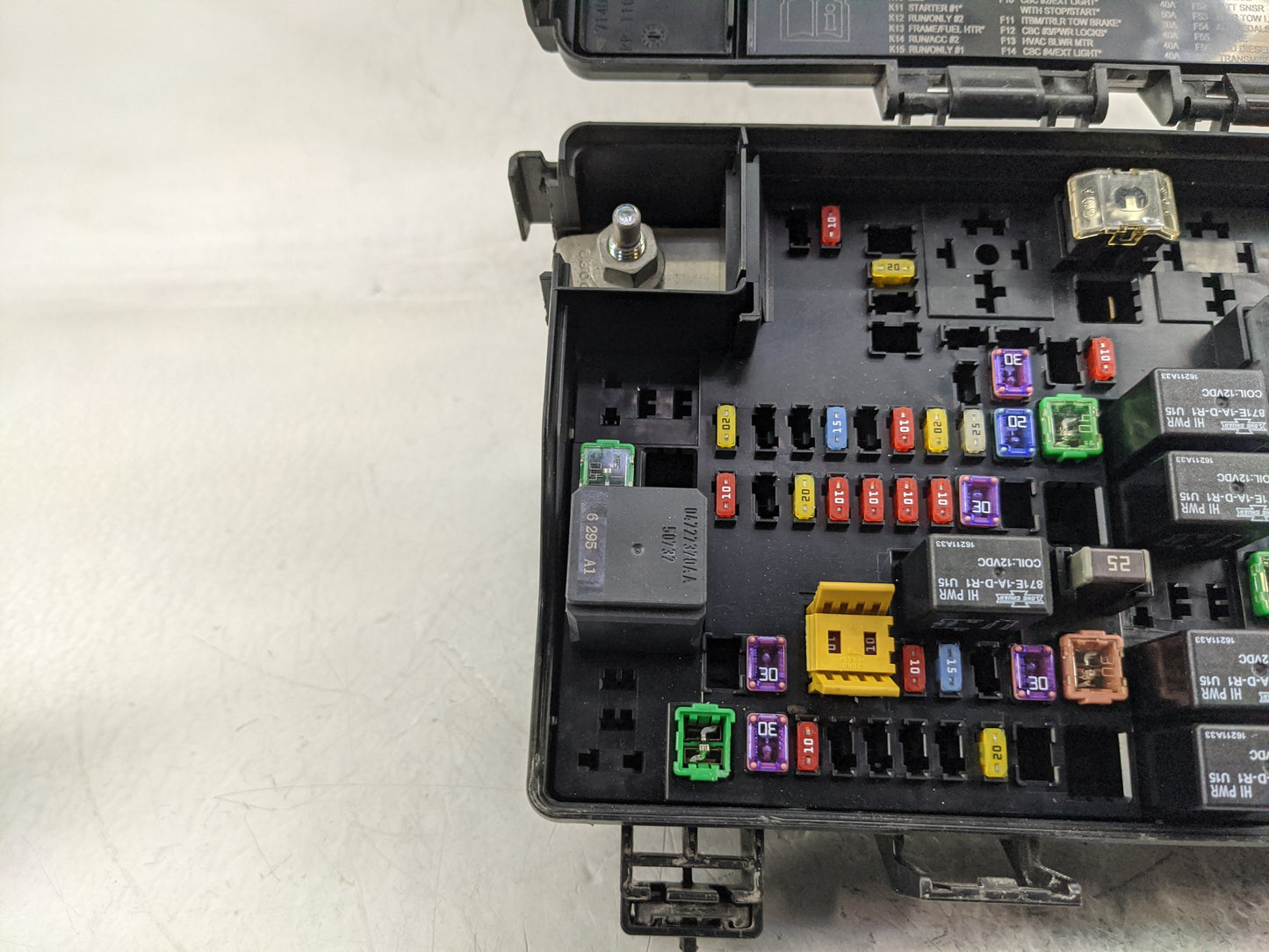 2017 Dodge Ram 1500 Fusebox Fuse Box Panel Relay Module P/N:P68322373AB Fits OEM Used Auto Parts - Oemusedautoparts1.com