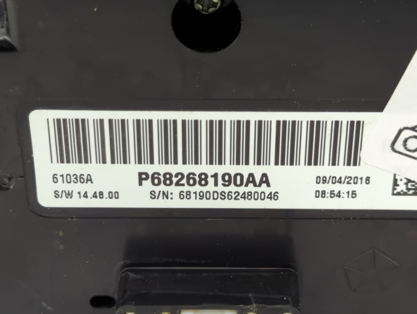 2017 Dodge Ram 1500 Climate Control Module Temperature AC/Heater Replacement P/N:P68268190AA Fits OEM Used Auto Parts - Oemu