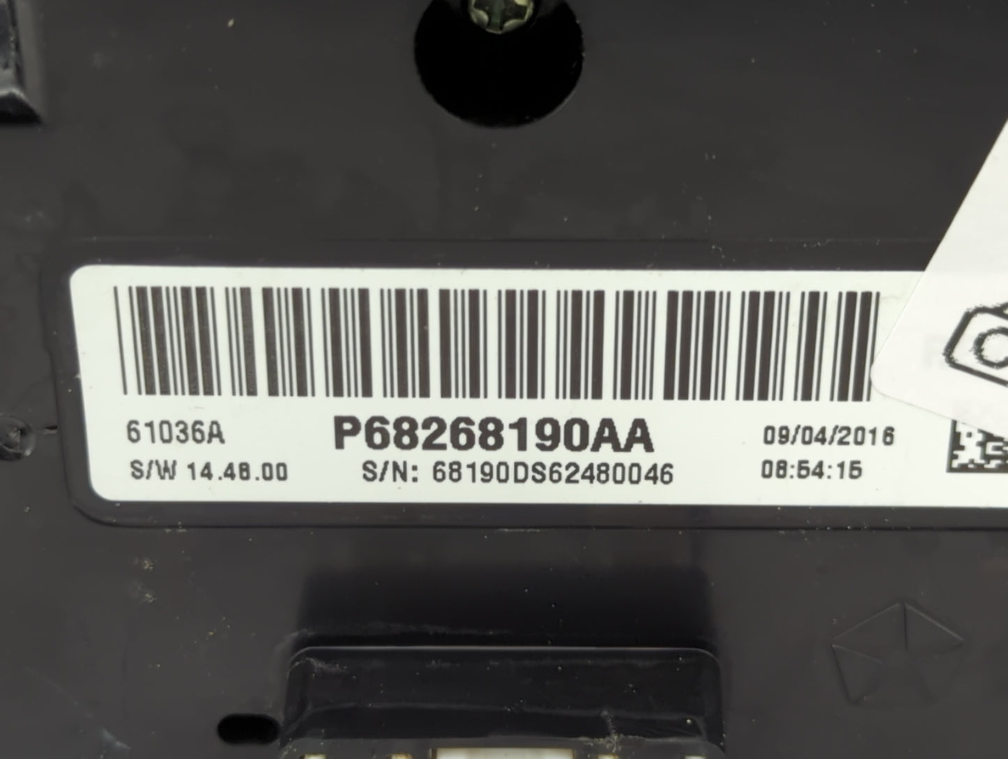 2017 Dodge Ram 1500 Climate Control Module Temperature AC/Heater Replacement P/N:P68268190AA Fits OEM Used Auto Parts - Oemu
