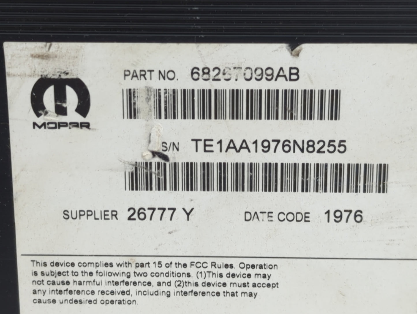 2017 Dodge Ram 1500 Radio AM FM Cd Player Receiver Replacement P/N:68267099AB Fits OEM Used Auto Parts - Oemusedautoparts1.c