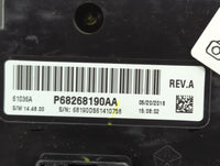 2017 Dodge Ram 1500 Climate Control Module Temperature AC/Heater Replacement P/N:P68268190AA 68190DS61410758 Fits OEM Used A