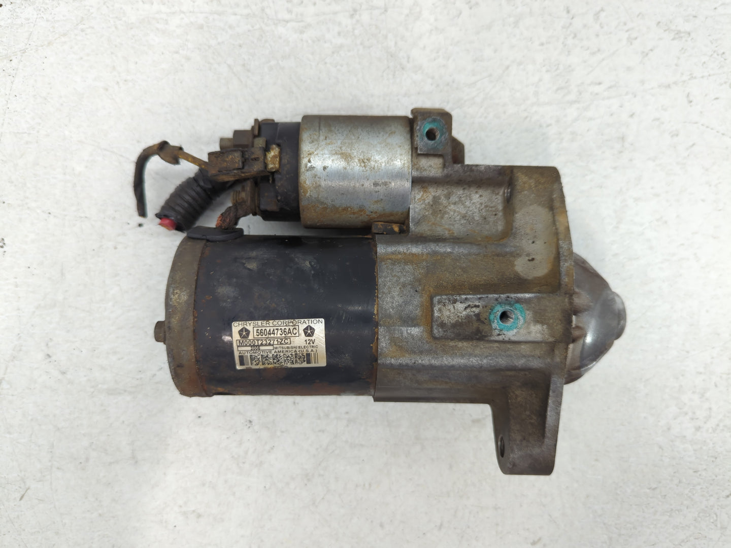 2017 Dodge Ram 1500 Car Starter Motor Solenoid OEM P/N:M000T23271ZC 56044736AC Fits OEM Used Auto Parts - Oemusedautoparts1.
