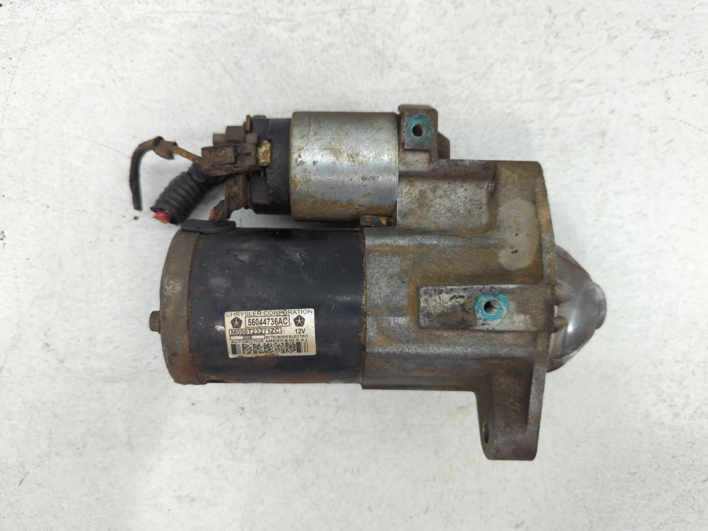 2017 Dodge Ram 1500 Car Starter Motor Solenoid OEM P/N:M000T23271ZC 56044736AC Fits OEM Used Auto Parts - Oemusedautoparts1.