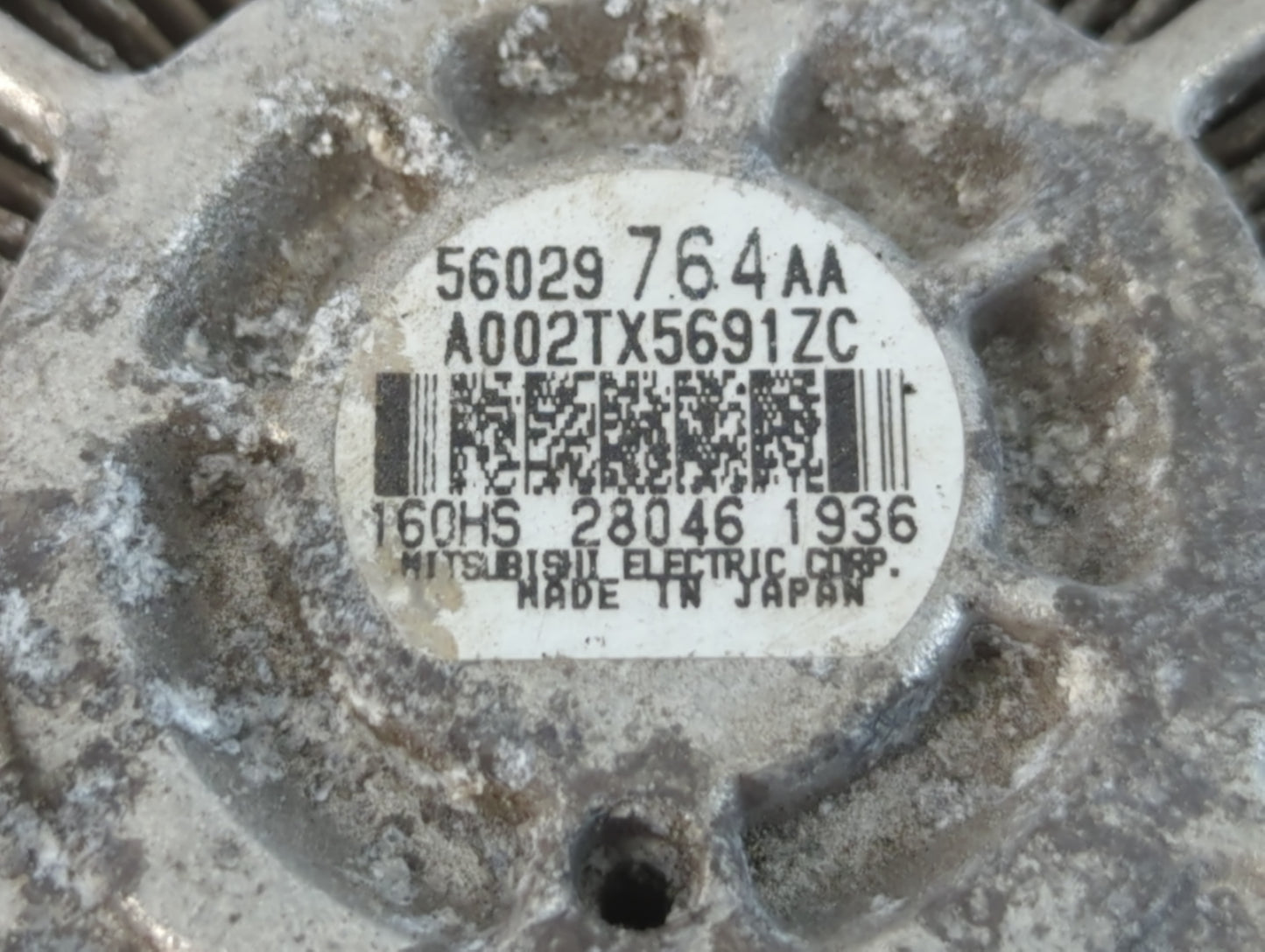 2017 Dodge Ram 1500 Alternator Replacement Generator Charging Assembly Engine OEM P/N:56029764AA Fits OEM Used Auto Parts - 