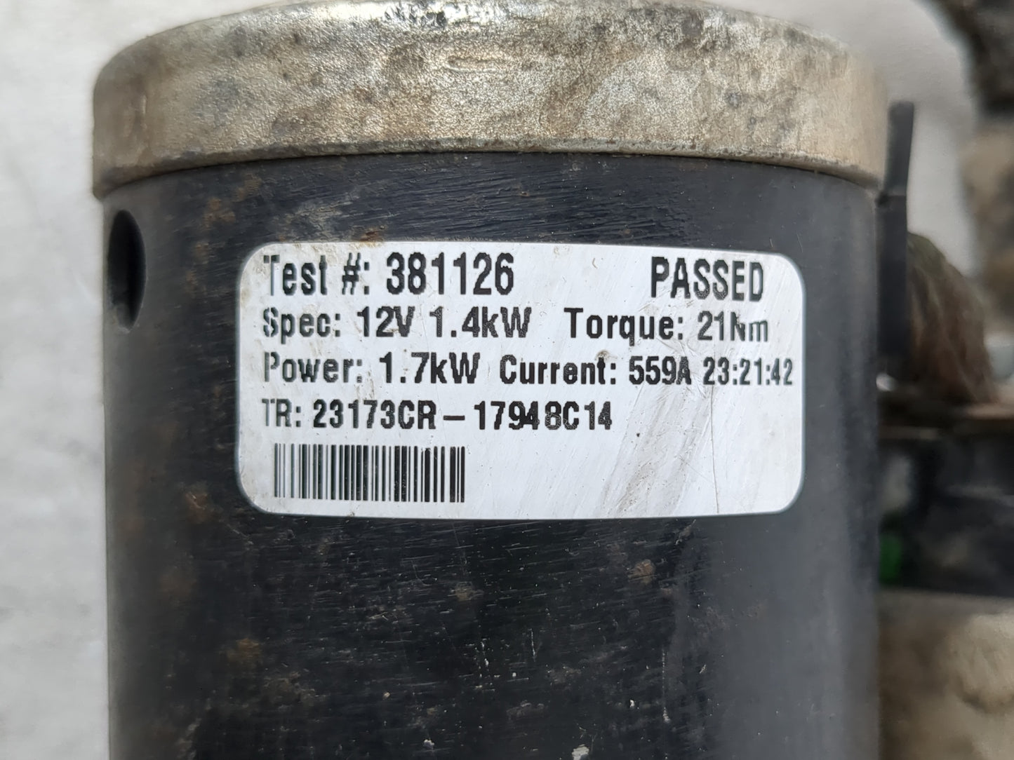 2017 Dodge Ram 2500 Car Starter Motor Solenoid OEM P/N:381126 Fits OEM Used Auto Parts - Oemusedautoparts1.com
