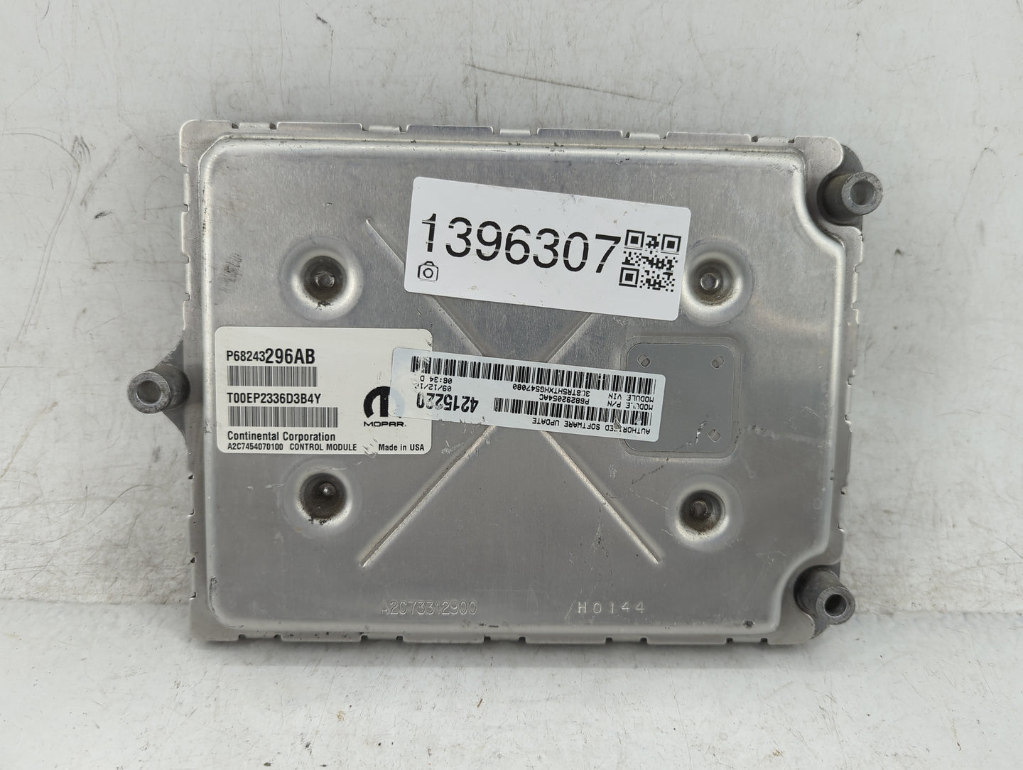 2017 Dodge Ram 2500 PCM Engine Control Computer ECU ECM PCU OEM P/N:P68243296AB Fits Fits 2016 OEM Used Auto Parts - Oemused