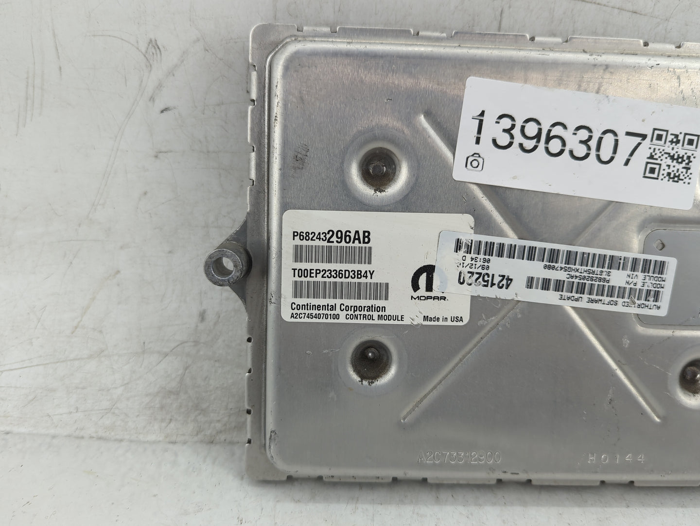 2017 Dodge Ram 2500 PCM Engine Control Computer ECU ECM PCU OEM P/N:P68243296AB Fits Fits 2016 OEM Used Auto Parts - Oemused