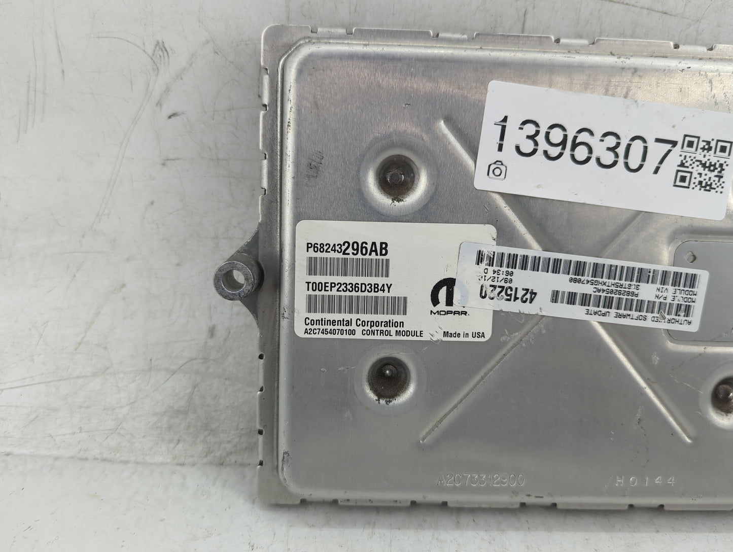 2017 Dodge Ram 2500 PCM Engine Control Computer ECU ECM PCU OEM P/N:P68243296AB Fits Fits 2016 OEM Used Auto Parts - Oemused
