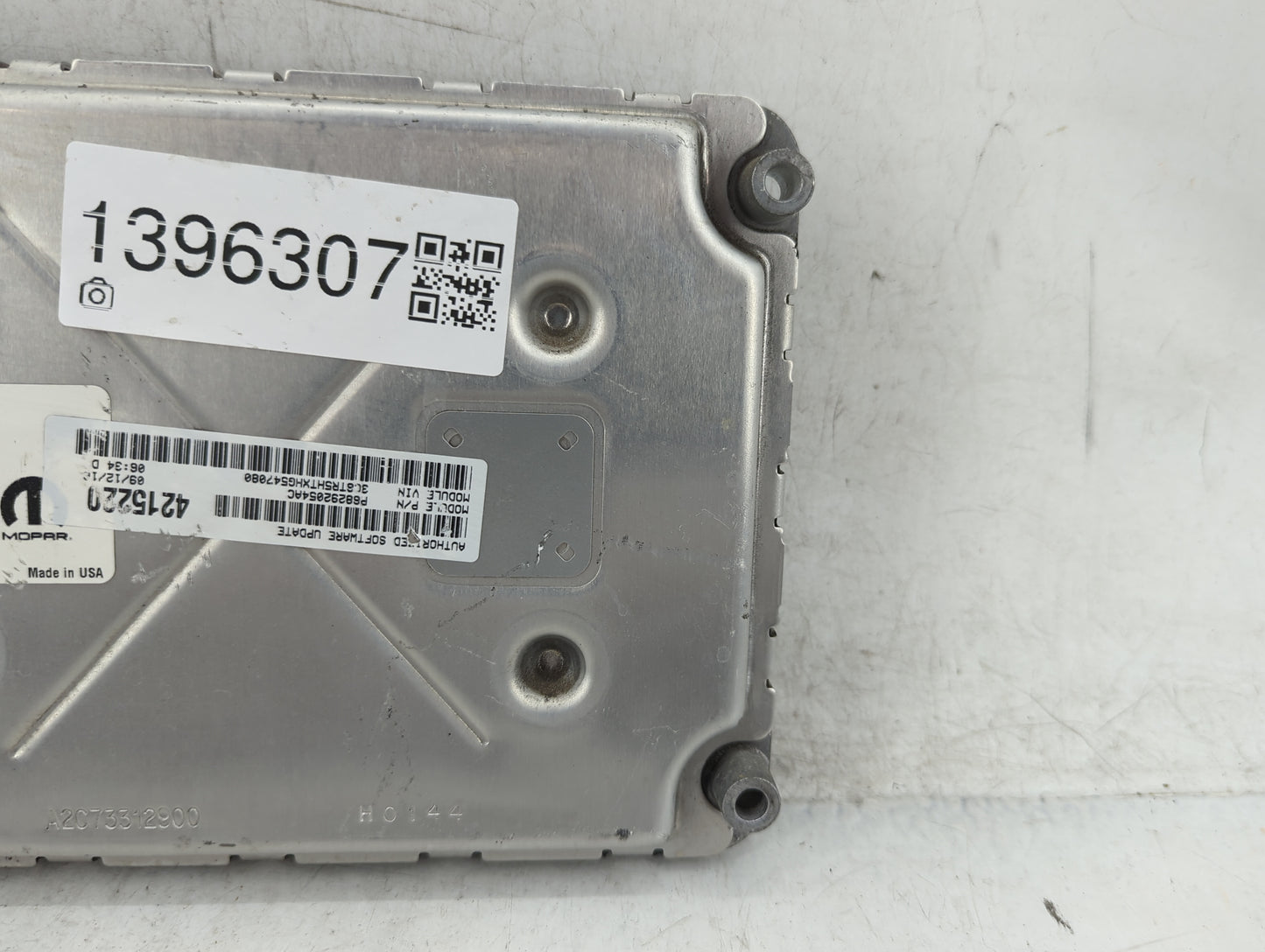 2017 Dodge Ram 2500 PCM Engine Control Computer ECU ECM PCU OEM P/N:P68243296AB Fits Fits 2016 OEM Used Auto Parts - Oemused