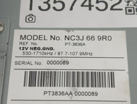 2017 Fiat 124 Spider Radio AM FM Cd Player Receiver Replacement P/N:68314305AA Fits OEM Used Auto Parts - Oemusedautoparts1.