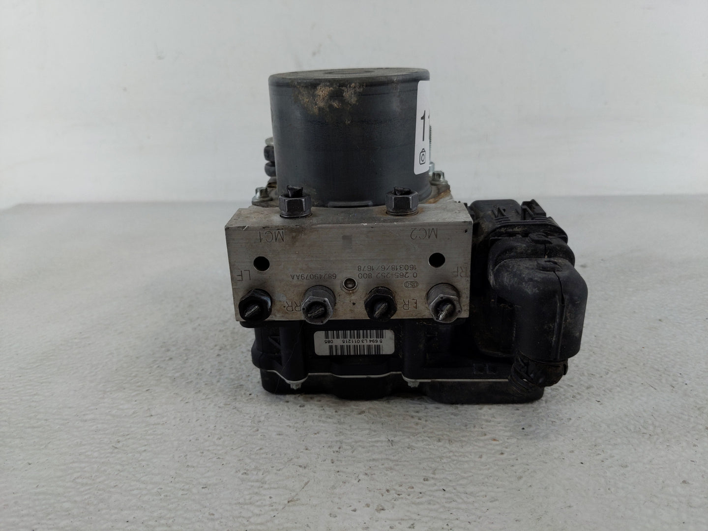 2012-2017 Fiat 500 ABS Pump Control Module Replacement P/N:0 265 252 800 5 694 L3 011215 Fits Fits 2012 2013 2014 2015 2016 