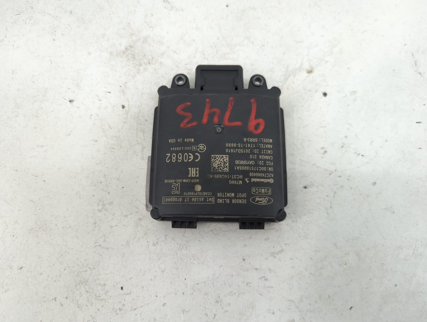 2017 Fiat 500 Back Up Sensor Backup Camera - Oemusedautoparts1.com