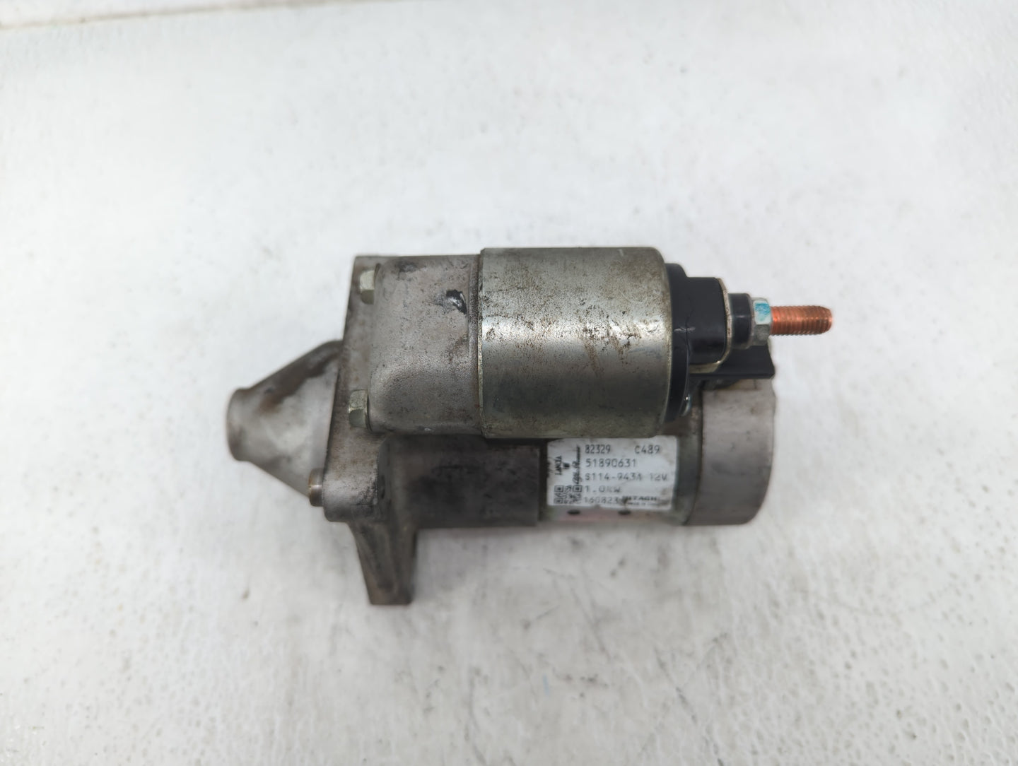 2014-2017 Fiat 500 Car Starter Motor Solenoid OEM P/N:51890631 Fits Fits 2014 2015 2016 2017 2018 OEM Used Auto Parts - Oemu