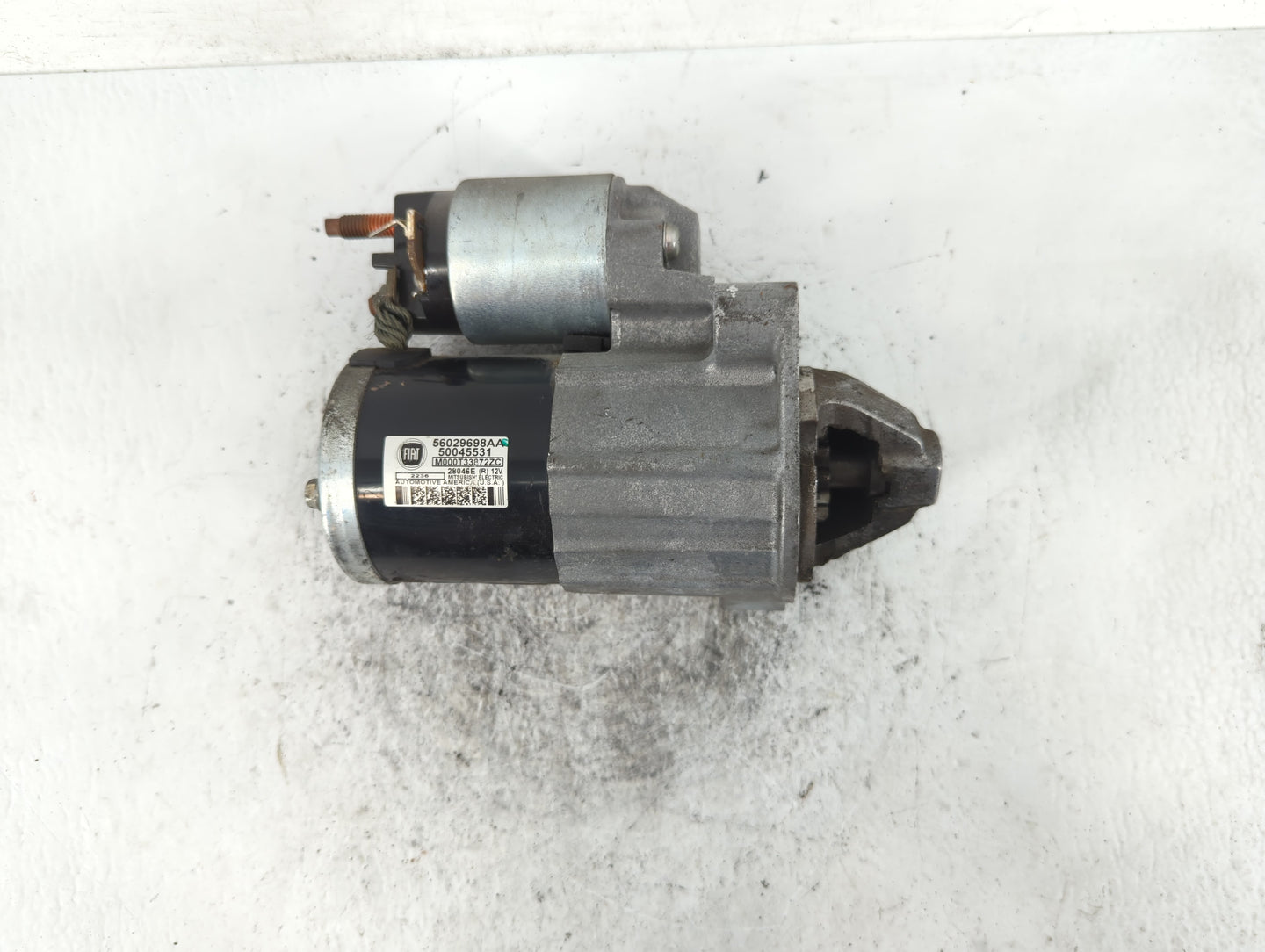 2012-2017 Fiat 500 Car Starter Motor Solenoid OEM P/N:50045531 56029698AA Fits Fits 2012 2013 2014 2015 2016 2017 OEM Used A