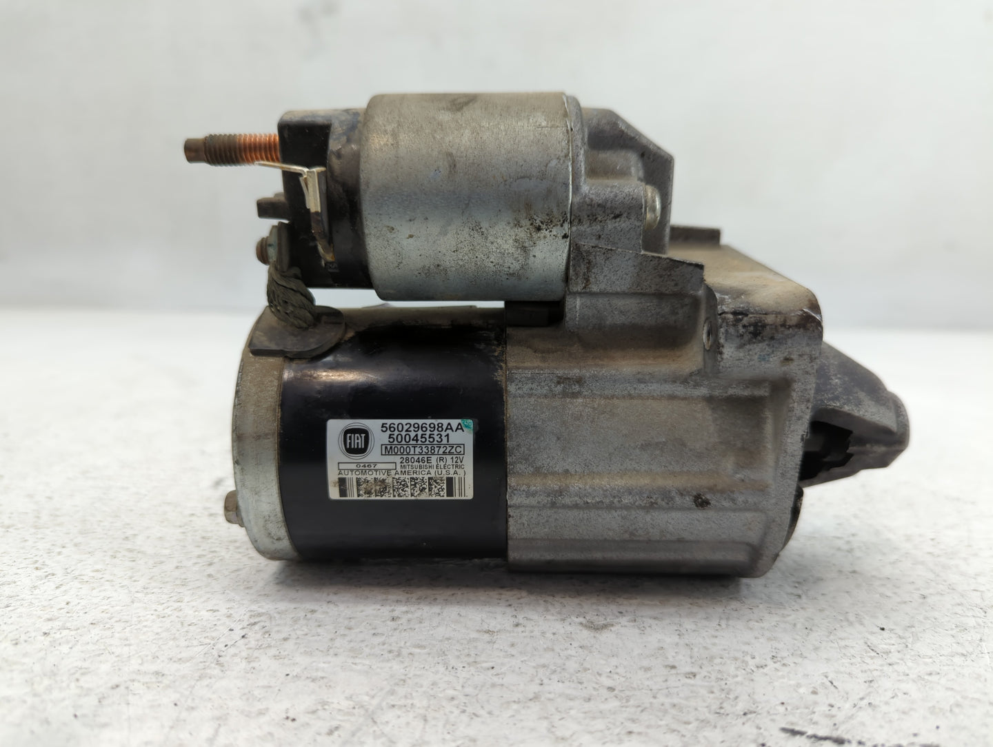 2012-2017 Fiat 500 Car Starter Motor Solenoid OEM P/N:50045531 56029698AA Fits Fits 2012 2013 2014 2015 2016 2017 OEM Used A