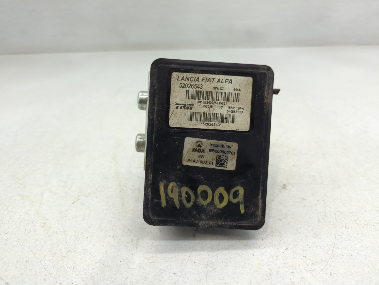2017 Fiat 500 ABS Pump Control Module Replacement P/N:N652382718DCC Fits OEM Used Auto Parts - Oemusedautoparts1.com