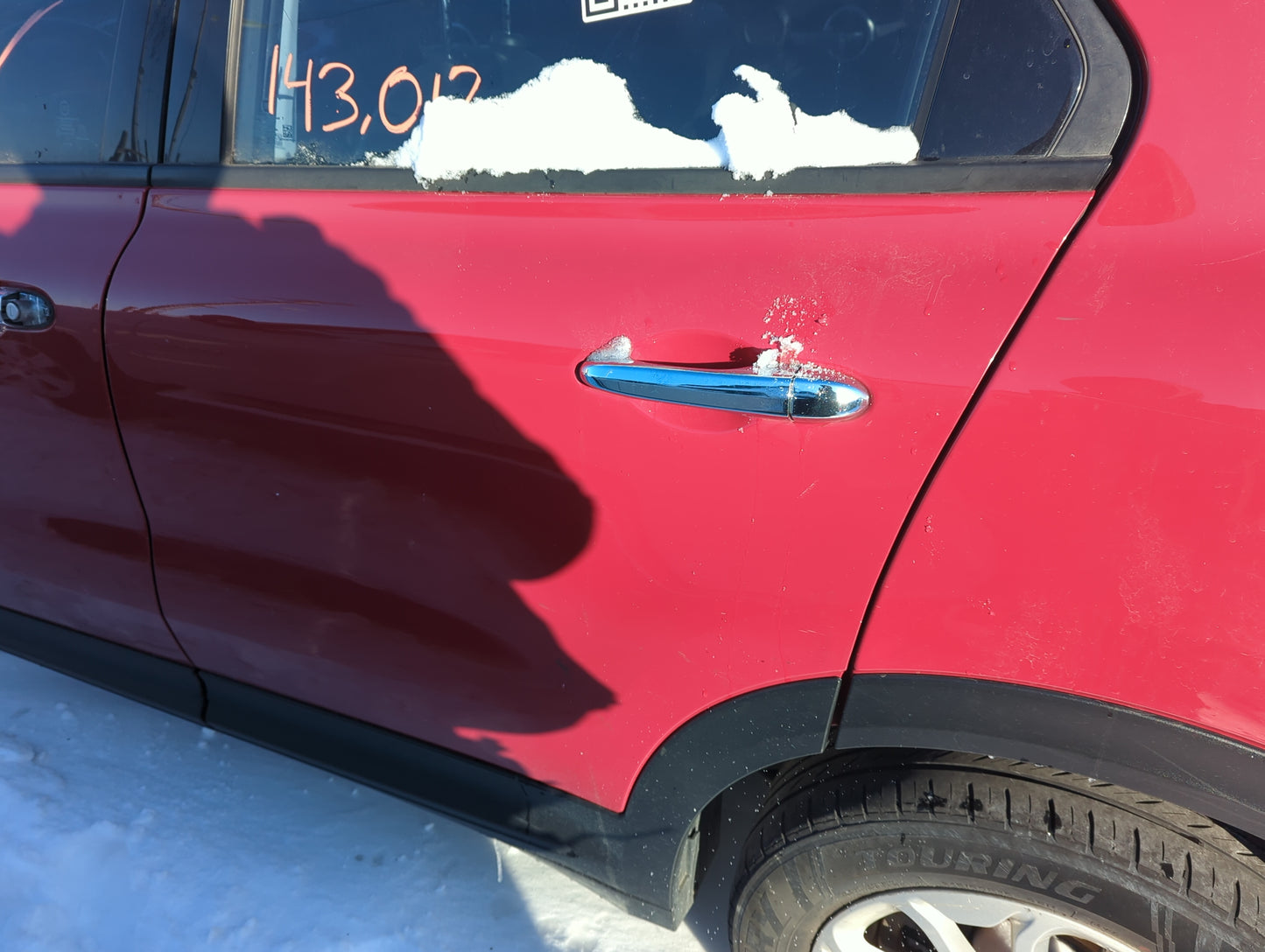 2017 Fiat 500x Driver Rear Door Oem - Oemusedautoparts1.com