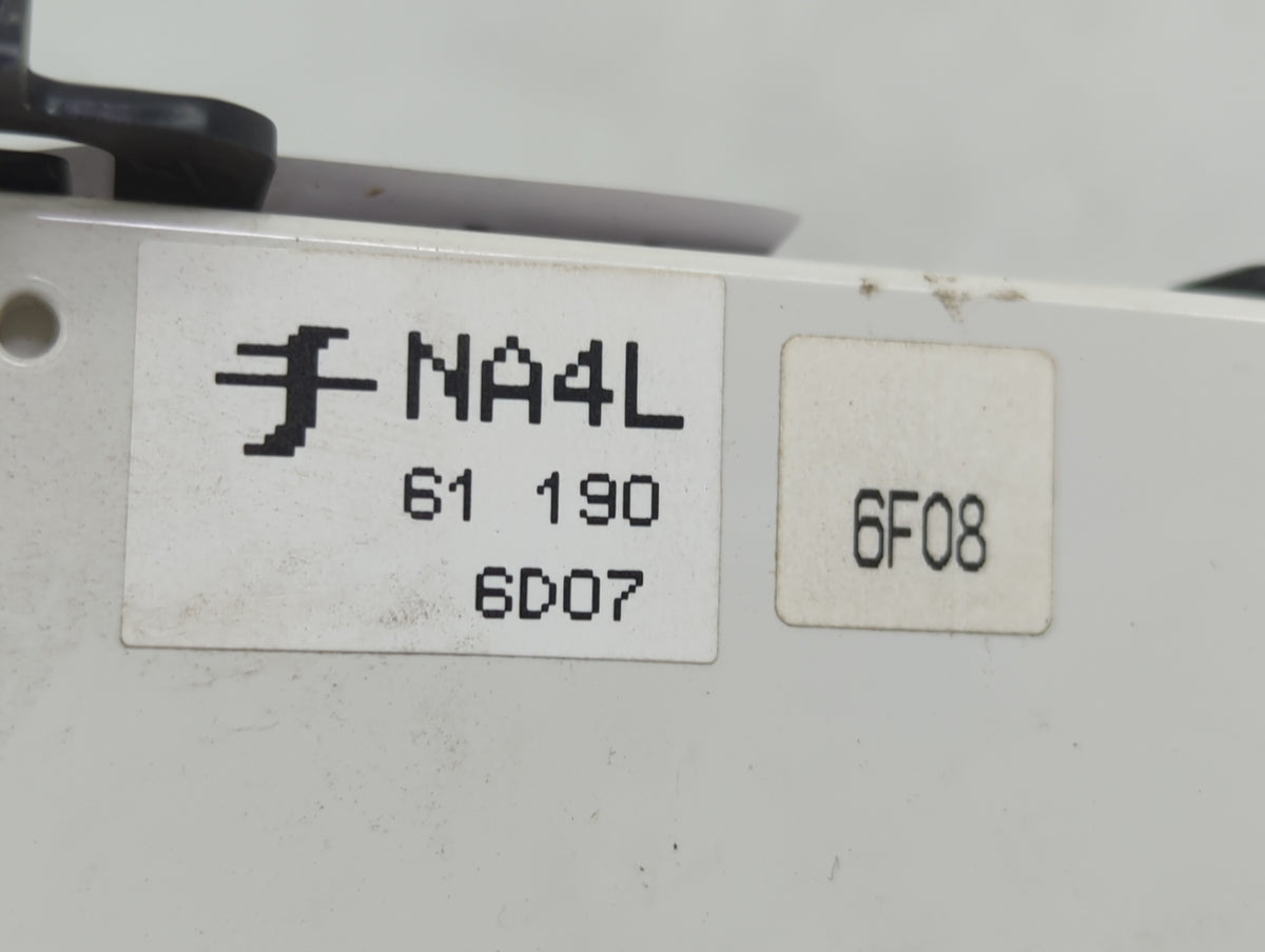 2017 Fiat-Lancia 124 Spider Climate Control Module Temperature AC/Heater Replacement P/N:NA4L61190 6D07, 6F08 Fits OEM Used 