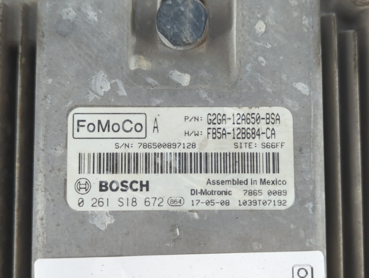 2015-2018 Ford Edge PCM Engine Control Computer ECU ECM PCU OEM P/N:FB5A-12B684-CA G2GA-12A650-BSA Fits OEM Used Auto Parts 