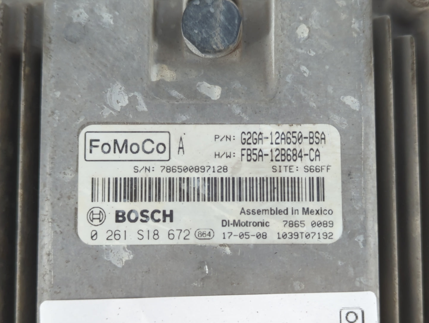 2015-2018 Ford Edge PCM Engine Control Computer ECU ECM PCU OEM P/N:FB5A-12B684-CA G2GA-12A650-BSA Fits OEM Used Auto Parts 