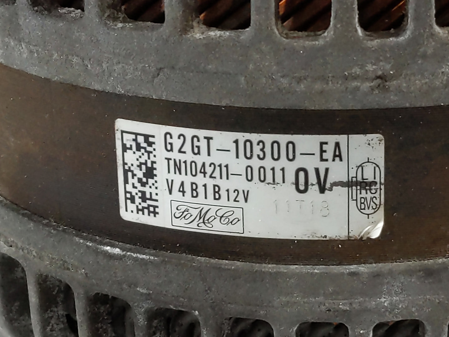 2015-2018 Ford Edge Alternator Replacement Generator Charging Assembly Engine OEM P/N:G2GT-10300-EA Fits Fits 2015 2016 2017