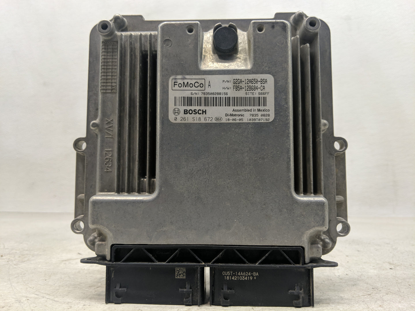 2015-2018 Ford Edge PCM Engine Control Computer ECU ECM PCU OEM P/N:0 261 S18 672 G2GA-12A650-BSA Fits OEM Used Auto Parts -