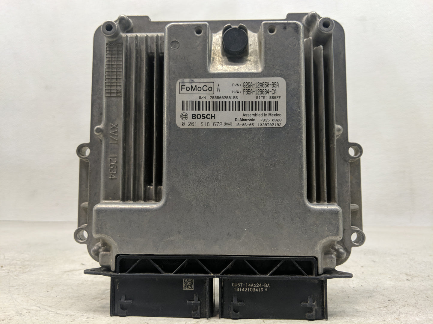2015-2018 Ford Edge PCM Engine Control Computer ECU ECM PCU OEM P/N:0 261 S18 672 G2GA-12A650-BSA Fits OEM Used Auto Parts -