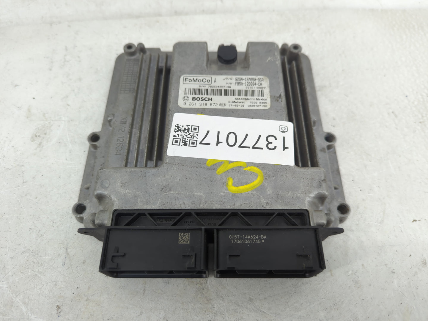 2015-2018 Ford Edge PCM Engine Control Computer ECU ECM PCU OEM P/N:G2GA-12A650-BSA 0 261 S18 672 Fits OEM Used Auto Parts -