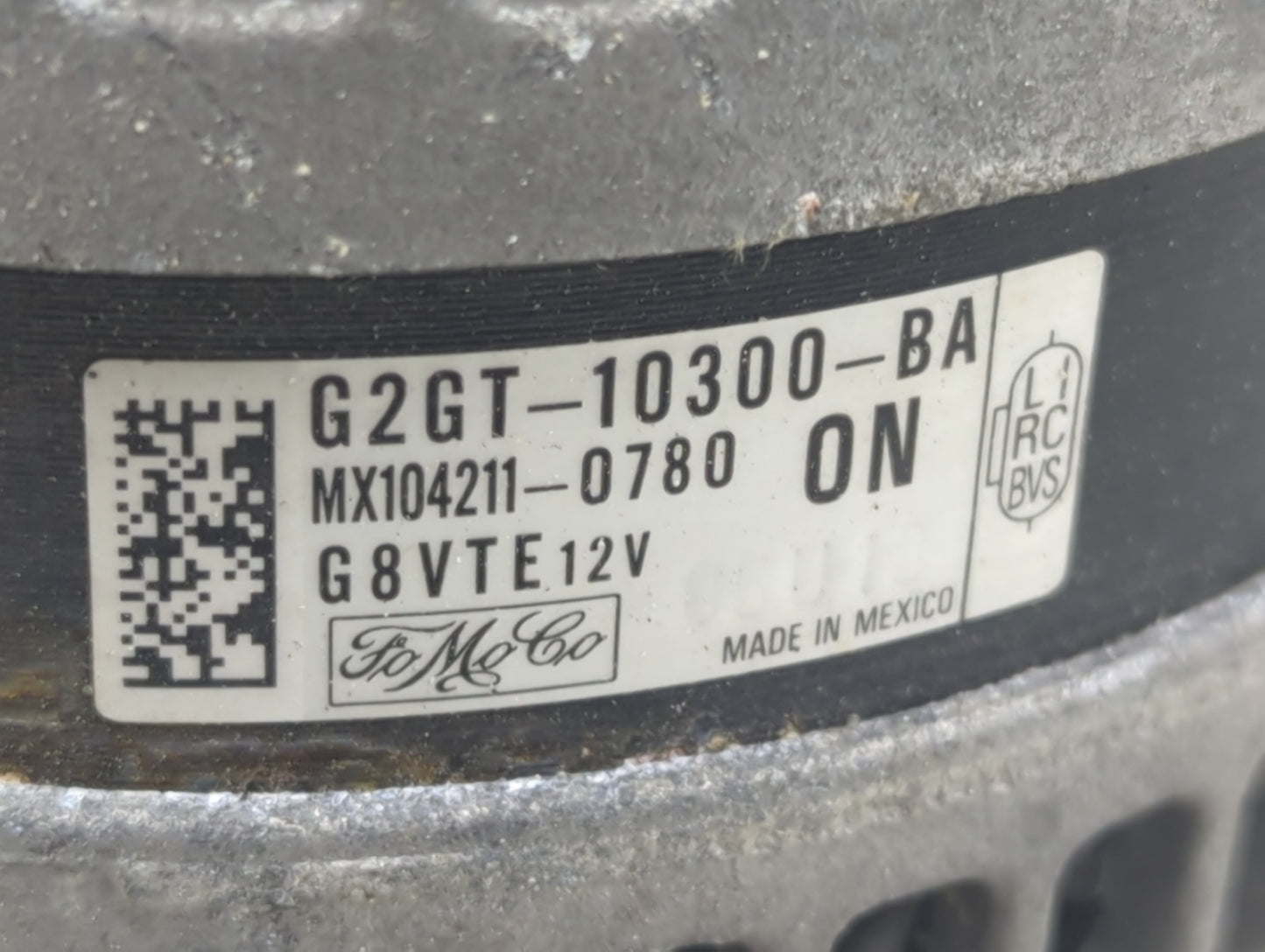 2015-2018 Ford Edge Alternator Replacement Generator Charging Assembly Engine OEM P/N:MX104211-0780 G2GT-10300-BA Fits OEM U