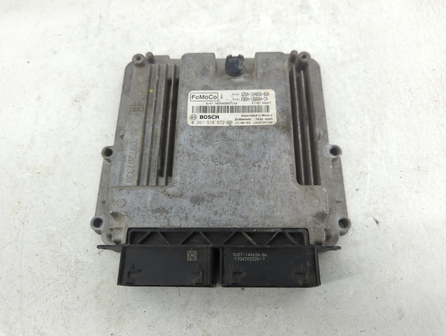 2015-2018 Ford Edge PCM Engine Control Computer ECU ECM PCU OEM P/N:G2GA-12A650-BSA 0 261 S18 672 Fits OEM Used Auto Parts -