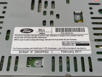 2015-2018 Ford Edge Radio AM FM Cd Player Receiver Replacement P/N:FT4T-19C107-FD Fits Fits 2015 2016 2017 2018 OEM Used Aut