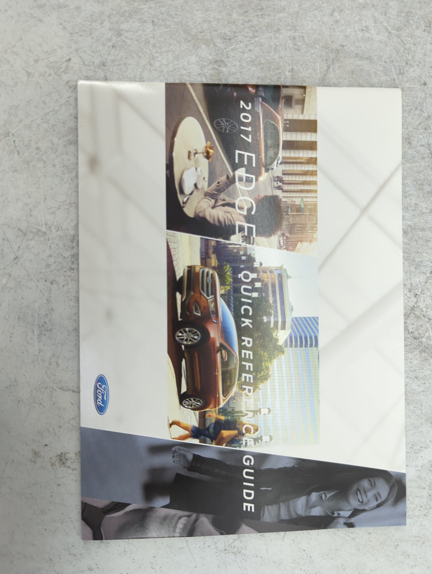 2017 Ford Edge Owners Manual Book Guide P/N:HT4J19A321AA OEM Used Auto Parts - Oemusedautoparts1.com