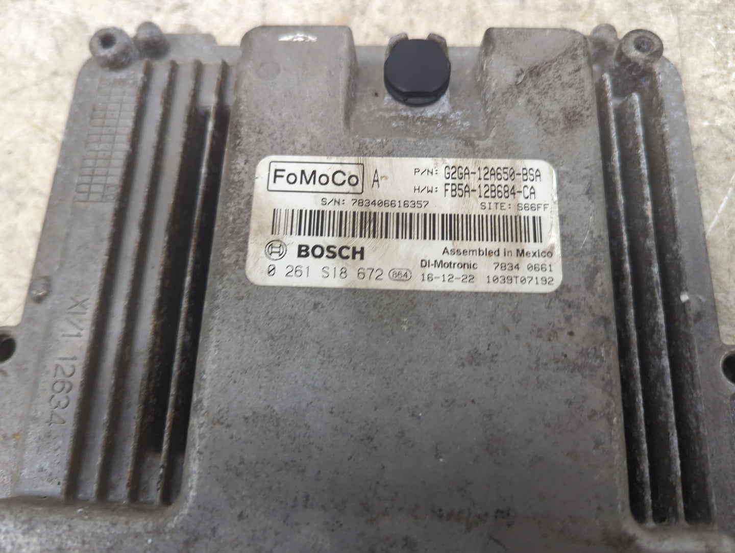 2015-2018 Ford Edge PCM Engine Control Computer ECU ECM PCU OEM P/N:G2GA-12A650-BSA FB5A-12B684-CA Fits OEM Used Auto Parts 