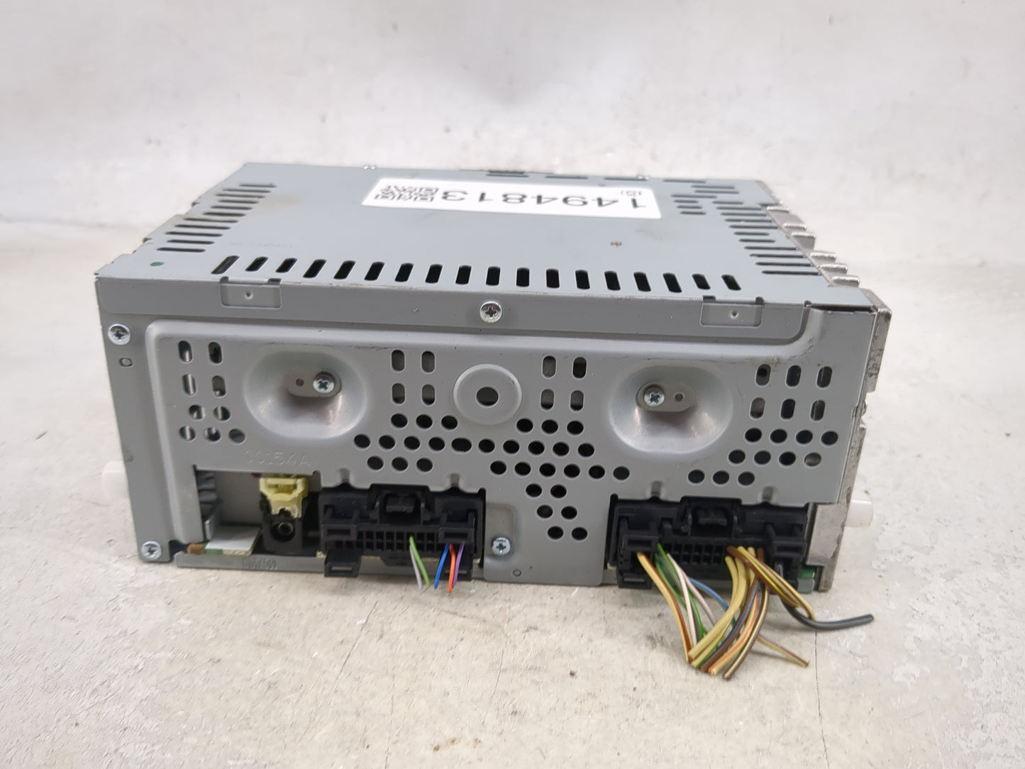 2015-2018 Ford Edge Radio AM FM Cd Player Receiver Replacement P/N:CQ-JJ64E0UMD Fits Fits 2015 2016 2017 2018 OEM Used Auto 