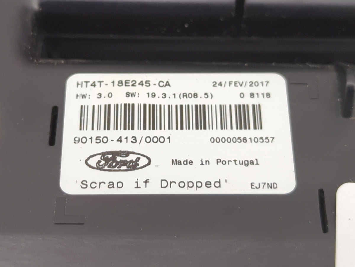 2017-2018 Ford Edge Radio Control Panel 1501195 - Oemusedautoparts1.com
