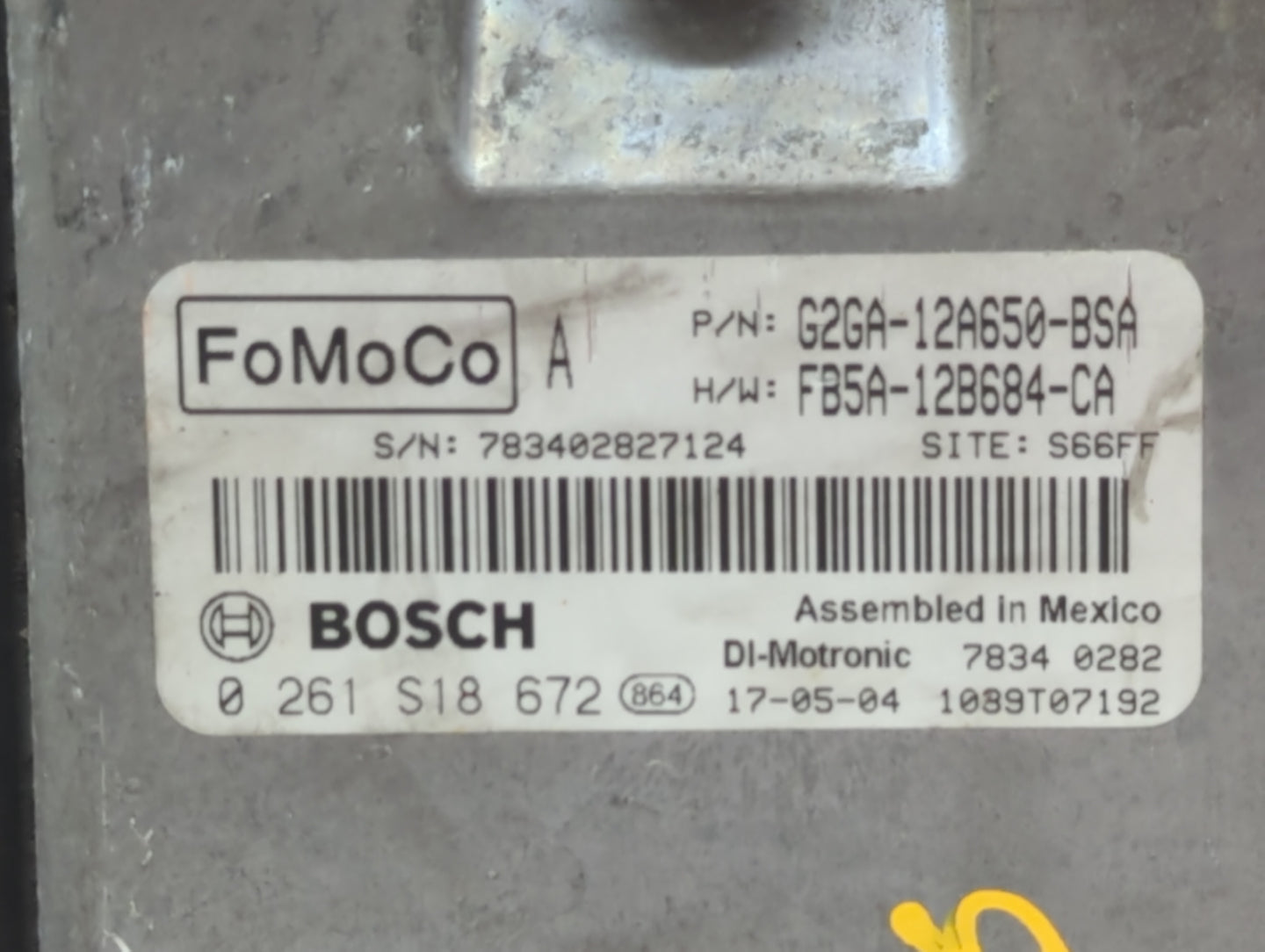 2015-2018 Ford Edge PCM Engine Control Computer ECU ECM PCU OEM P/N:F2GA-12A650-BRB F2GA-12A650-BPC Fits OEM Used Auto Parts