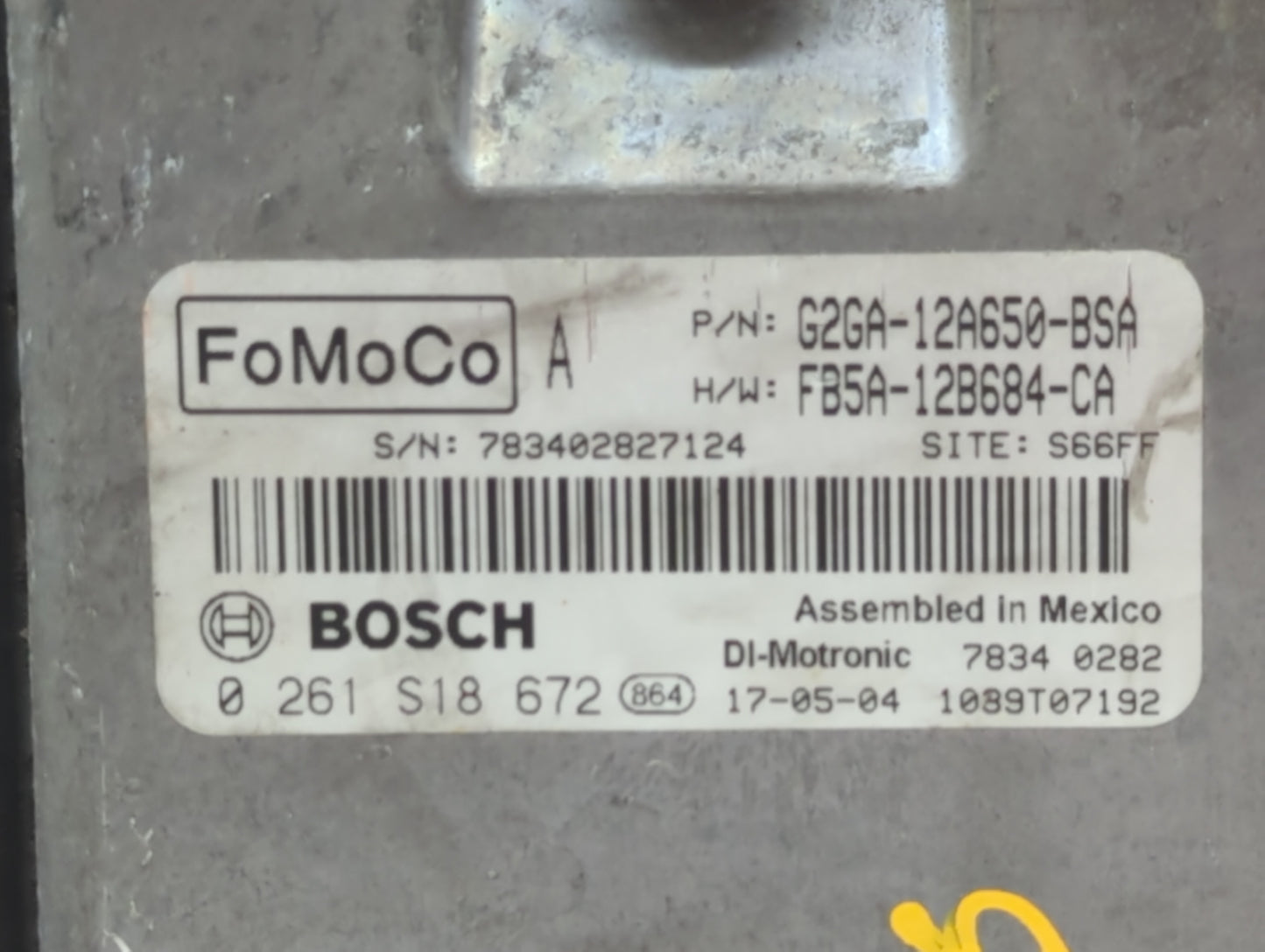 2015-2018 Ford Edge PCM Engine Control Computer ECU ECM PCU OEM P/N:F2GA-12A650-BRB F2GA-12A650-BPC Fits OEM Used Auto Parts