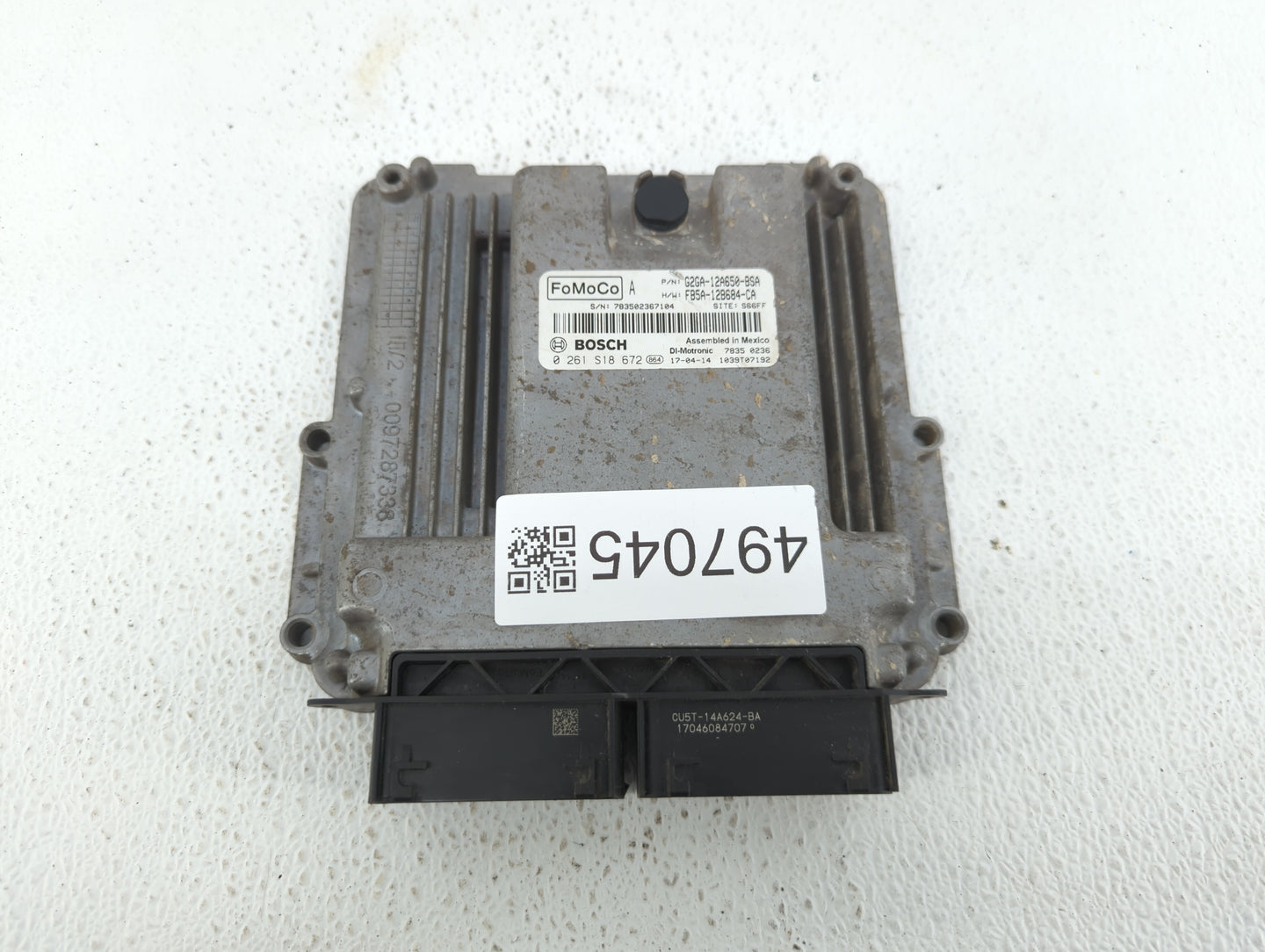 2015-2018 Ford Edge PCM Engine Control Computer ECU ECM PCU OEM P/N:FB5A-12B684-CA G2GA-12A650-BSA Fits OEM Used Auto Parts 