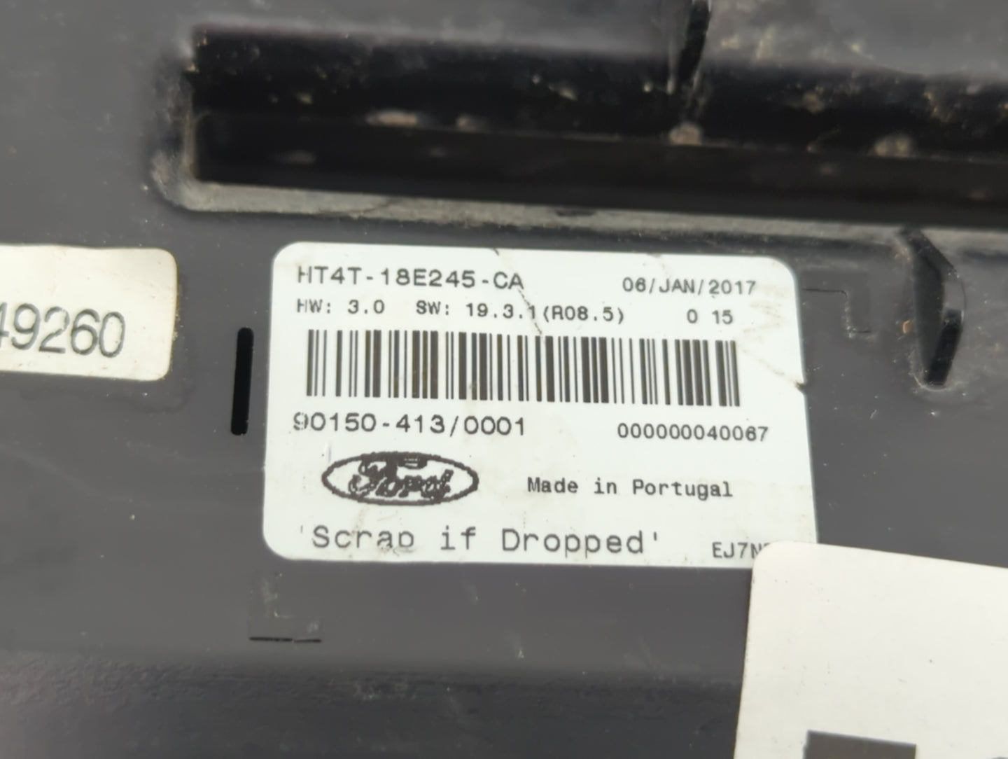 2015-2018 Ford Edge Radio AM FM Cd Player Receiver Replacement P/N:HT4T-18E245-CA Fits Fits 2015 2016 2017 2018 OEM Used Aut