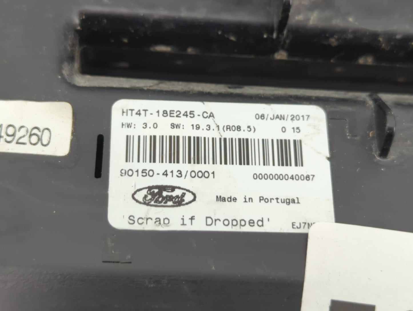 2015-2018 Ford Edge Radio AM FM Cd Player Receiver Replacement P/N:HT4T-18E245-CA Fits Fits 2015 2016 2017 2018 OEM Used Aut