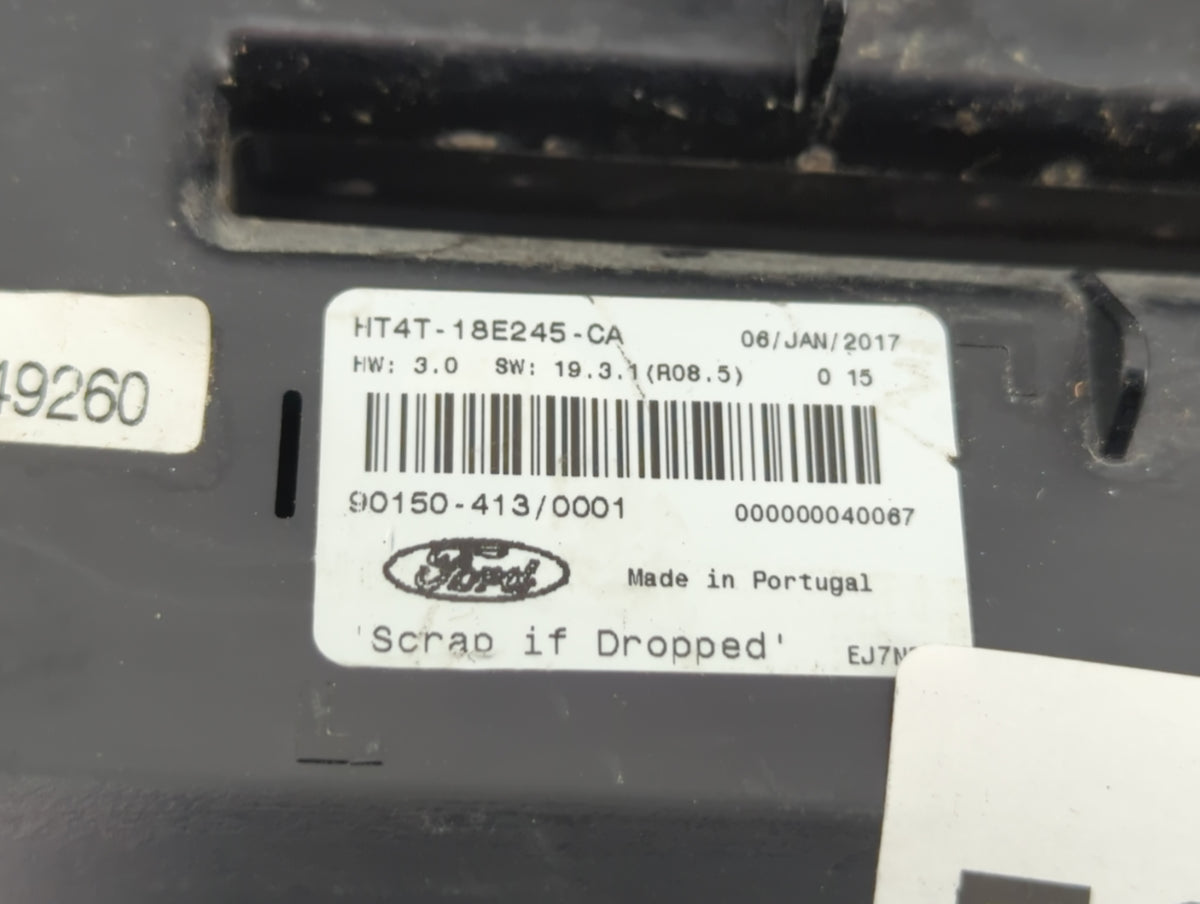 2015-2018 Ford Edge Radio AM FM Cd Player Receiver Replacement P/N:HT4T-18E245-CA Fits 2015 2016 2017 2018 OEM Used Auto Par