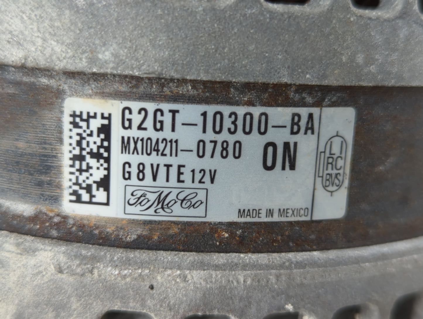2015-2018 Ford Edge Alternator Replacement Generator Charging Assembly Engine OEM P/N:MX104211-0780 G8VTE Fits OEM Used Auto