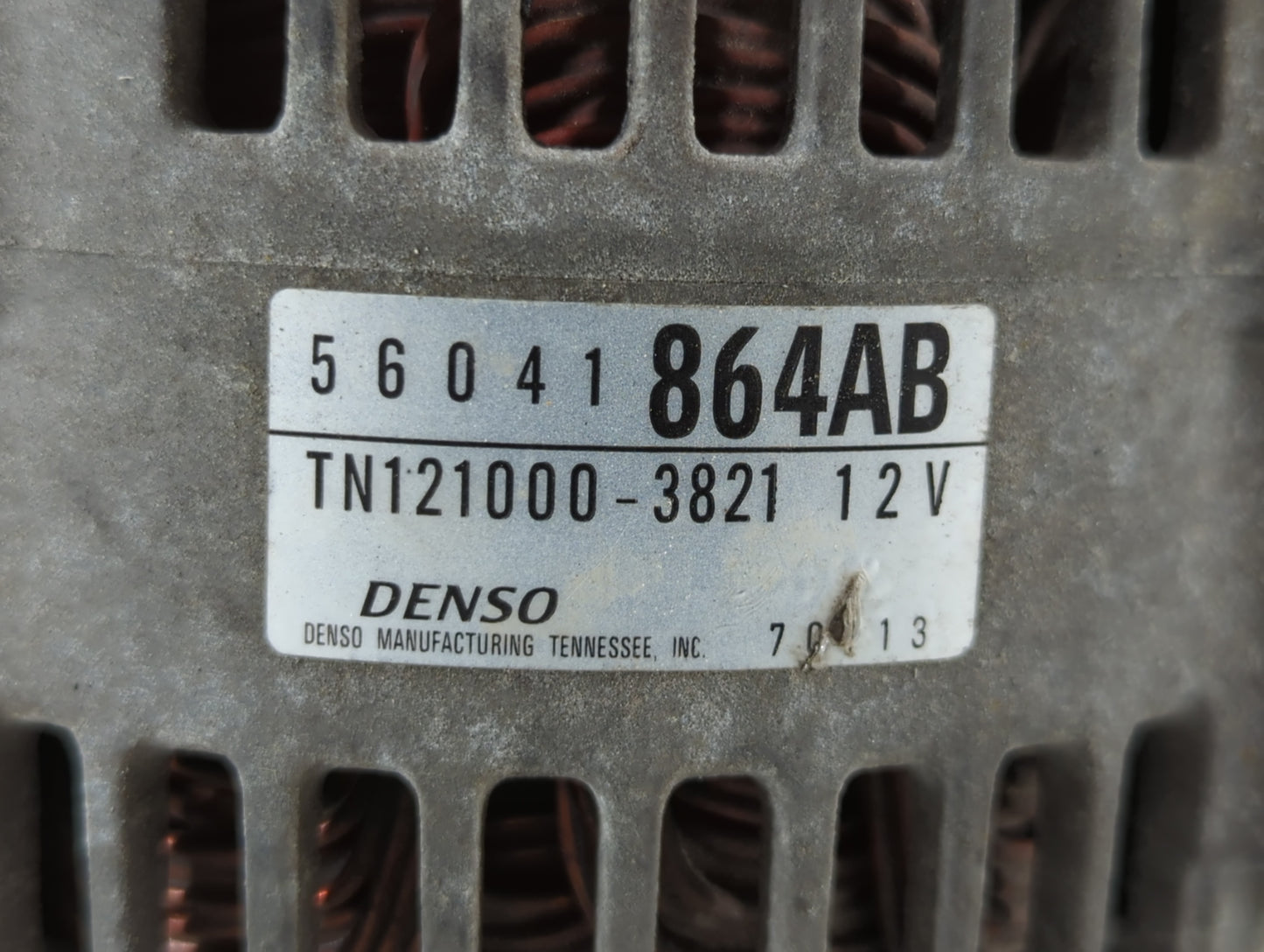 2015-2018 Ford Edge Alternator Replacement Generator Charging Assembly Engine OEM P/N:TN121000-3821 56041864AB Fits OEM Used