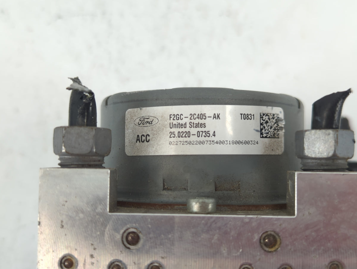 2015-2018 Ford Edge Anti-Lock Brake ABS Pump Module Actuator OEM P/N:F2GC-2C405-AK Fits Fits 2015 2016 2017 2018 OEM Used Au